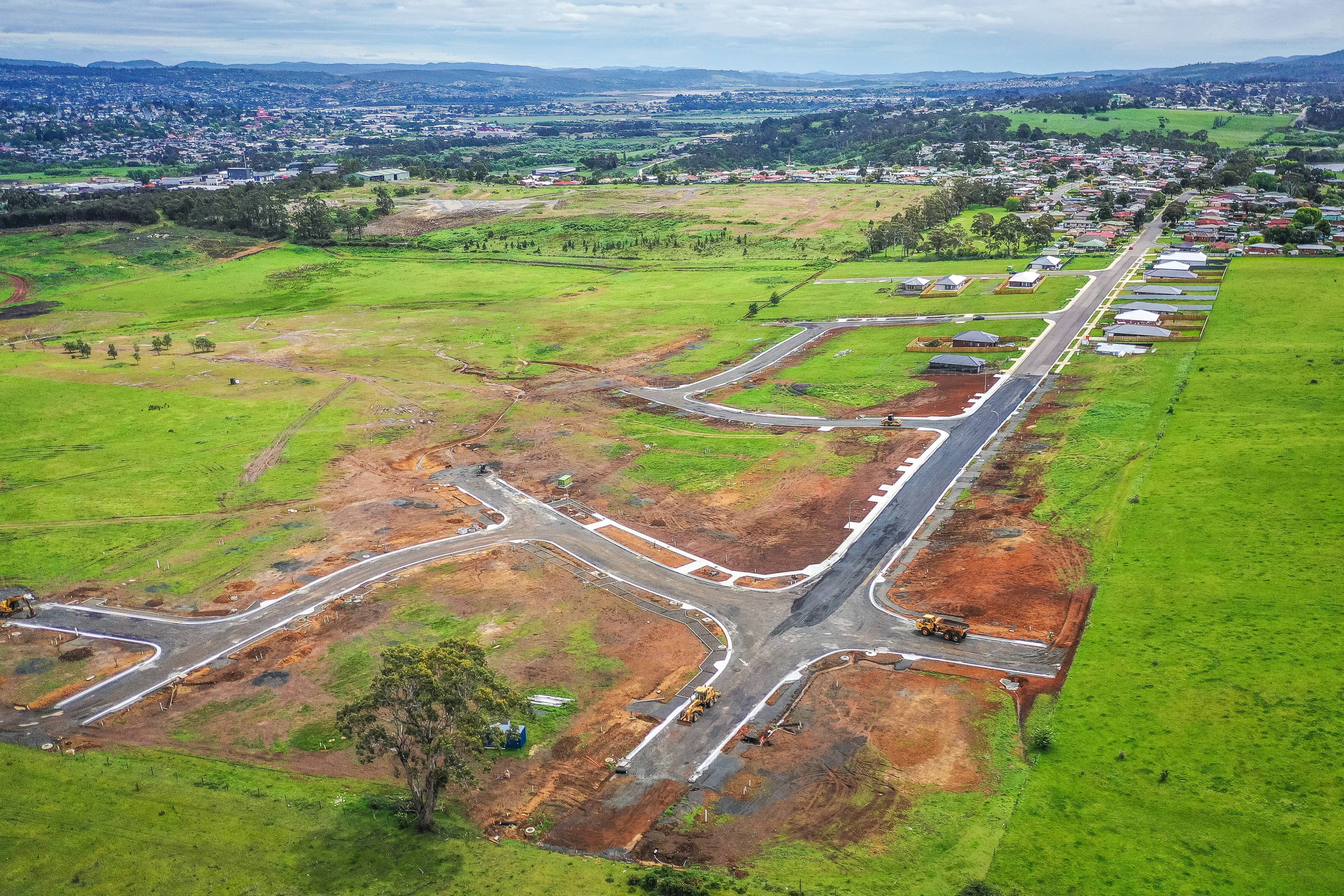 Homes under construction at Waverley. Picture by Craig George