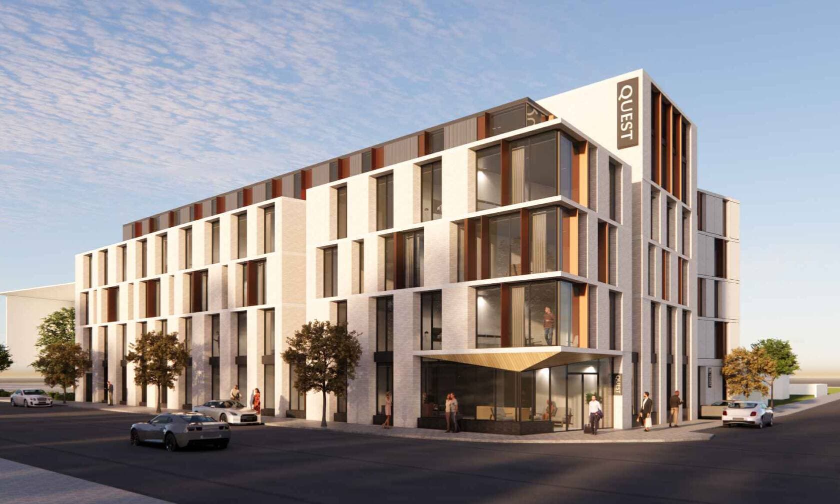 An artist's impression of the hotel proposed for 76 Cimitiere Street. Picture supplied