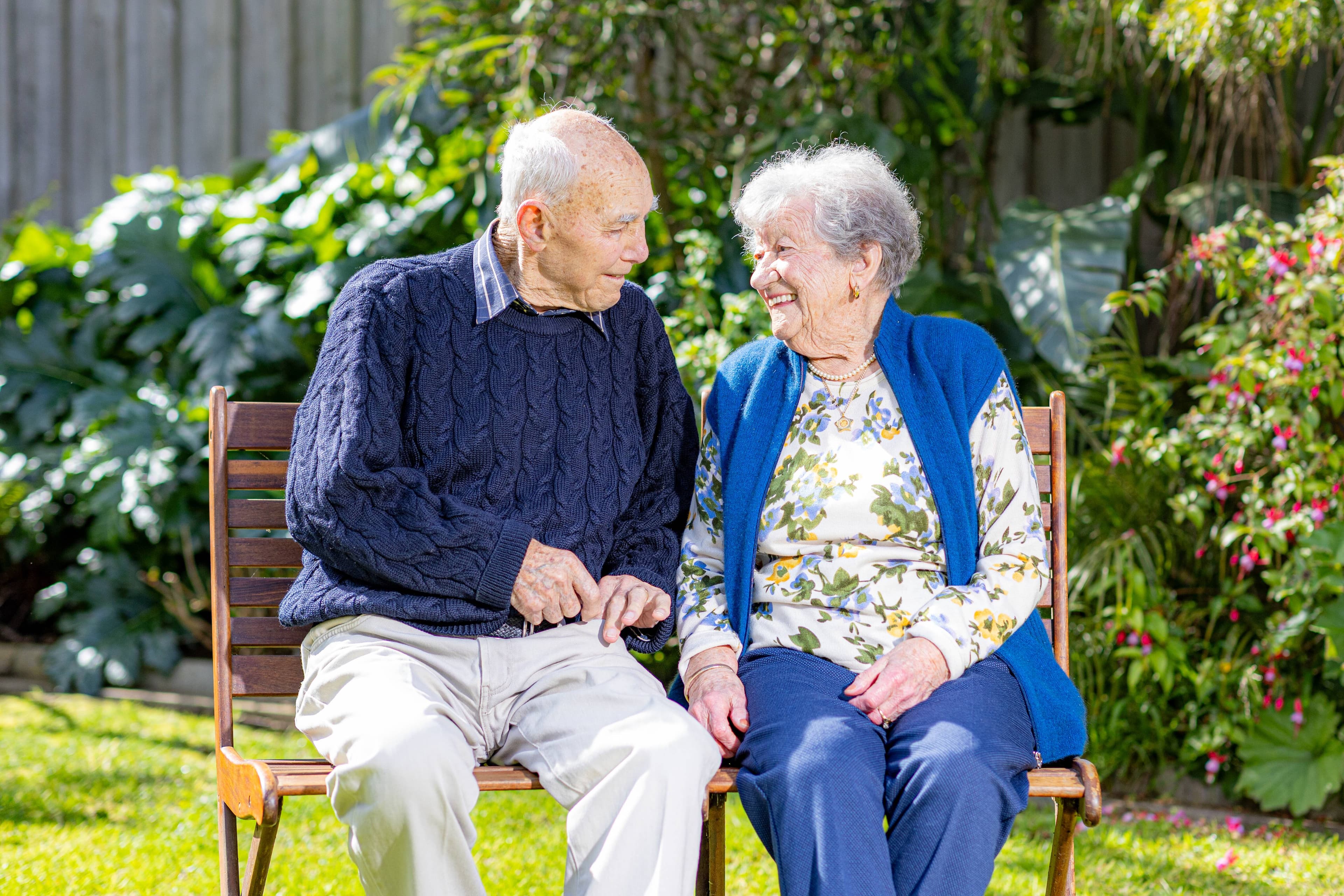 GeoffJephcott and Betty Jephcott celebrate 100 years. Picture by Eddie Guerrero
