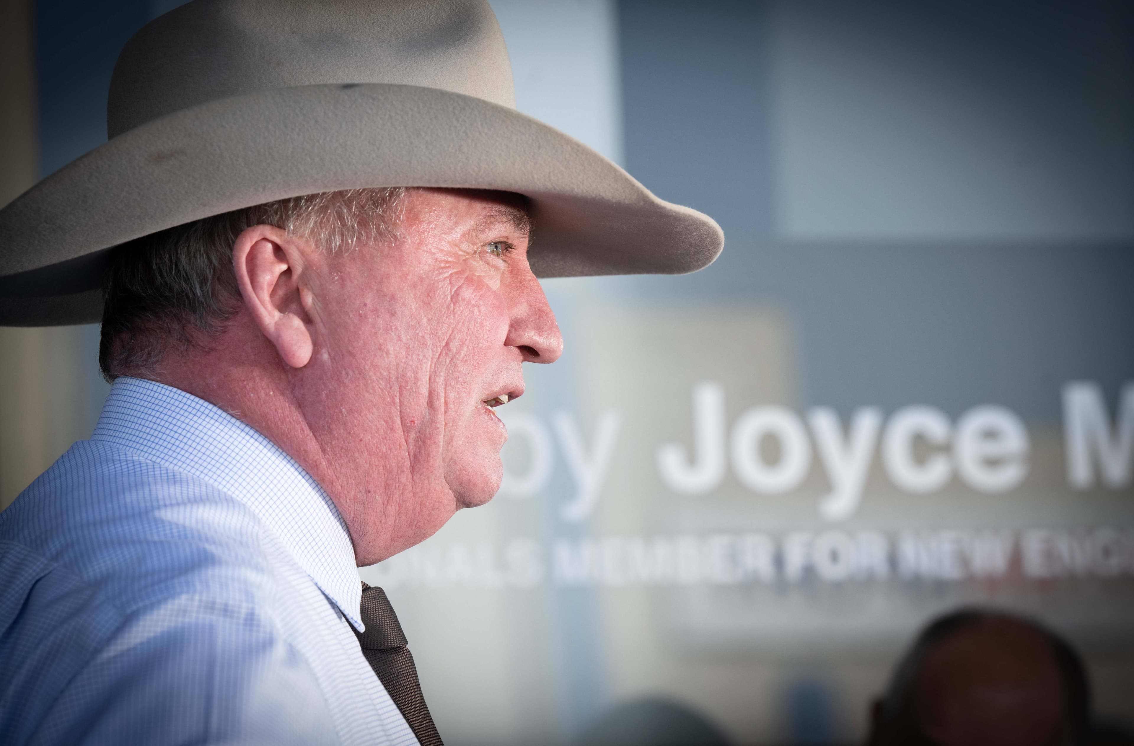 Federal Member for New England, Barnaby Joyce, on not standing at the next election. Picture by Peter Hardin
