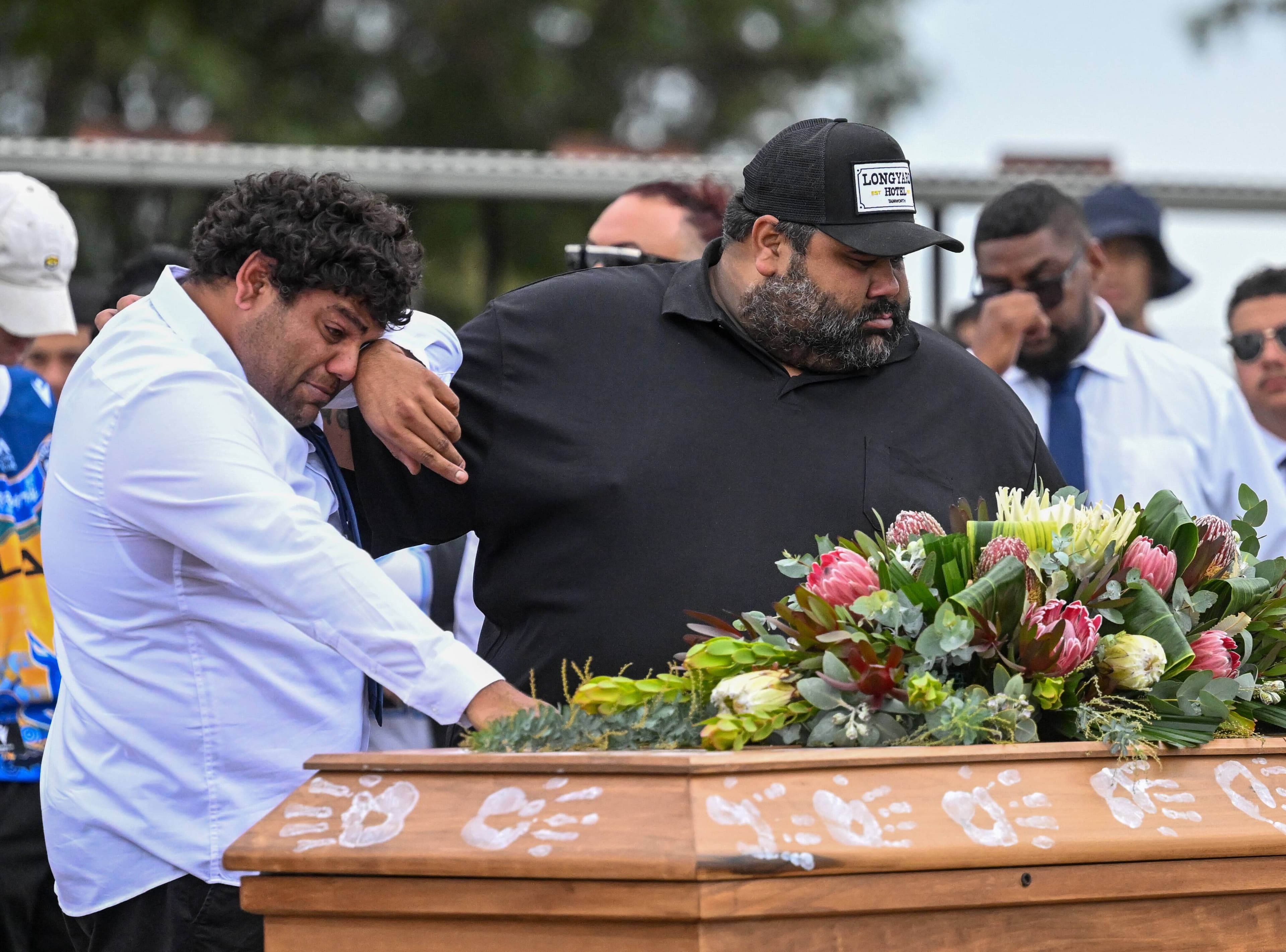 Funeral for Tamworth teen Logan Power. Picture by Gareth Gardner