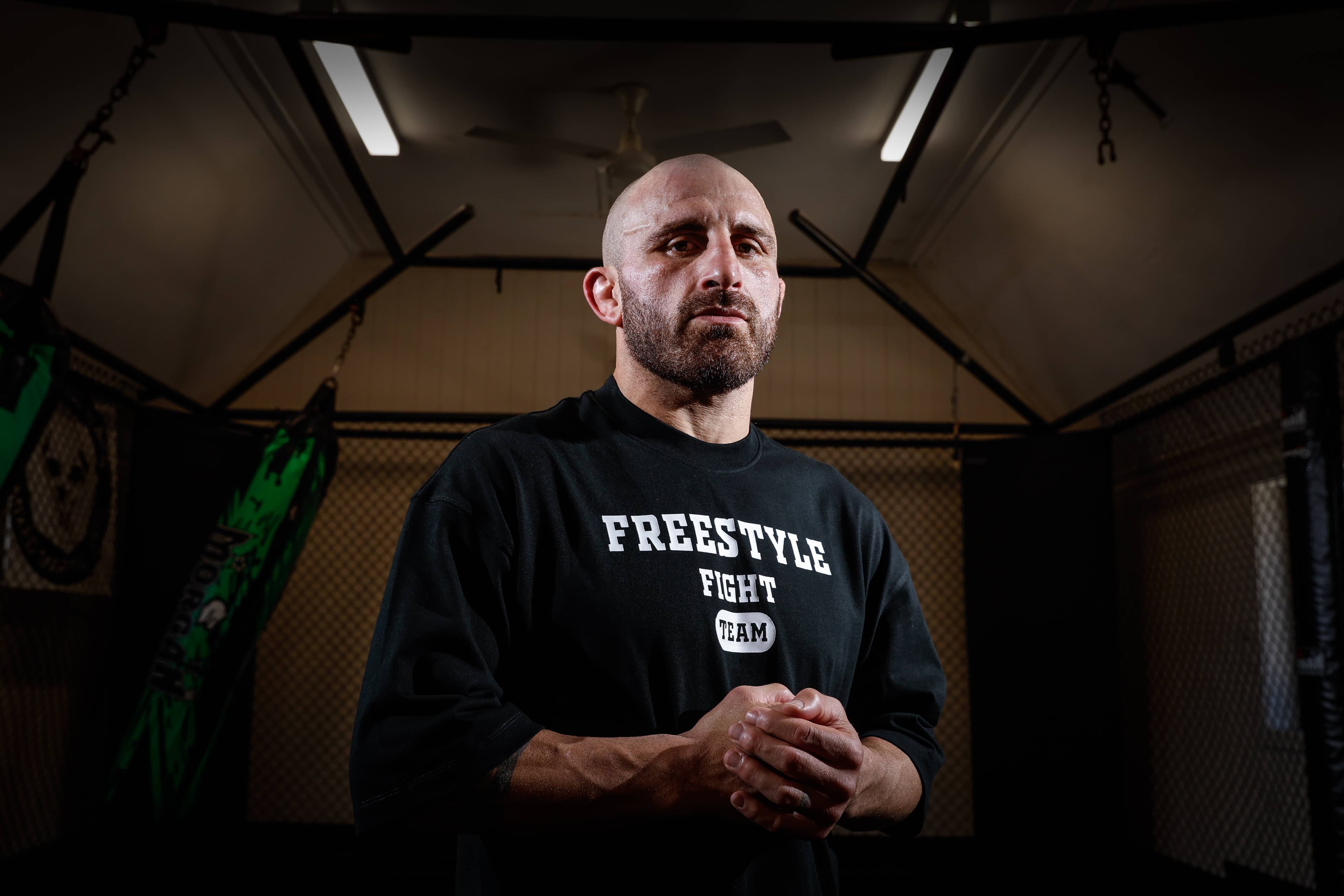 UFC fighter Alex Volkanovski ahead of his attempt to reclaim his UFC Featherweight Champion title, February 3, 2025. Picture: Anna Warr