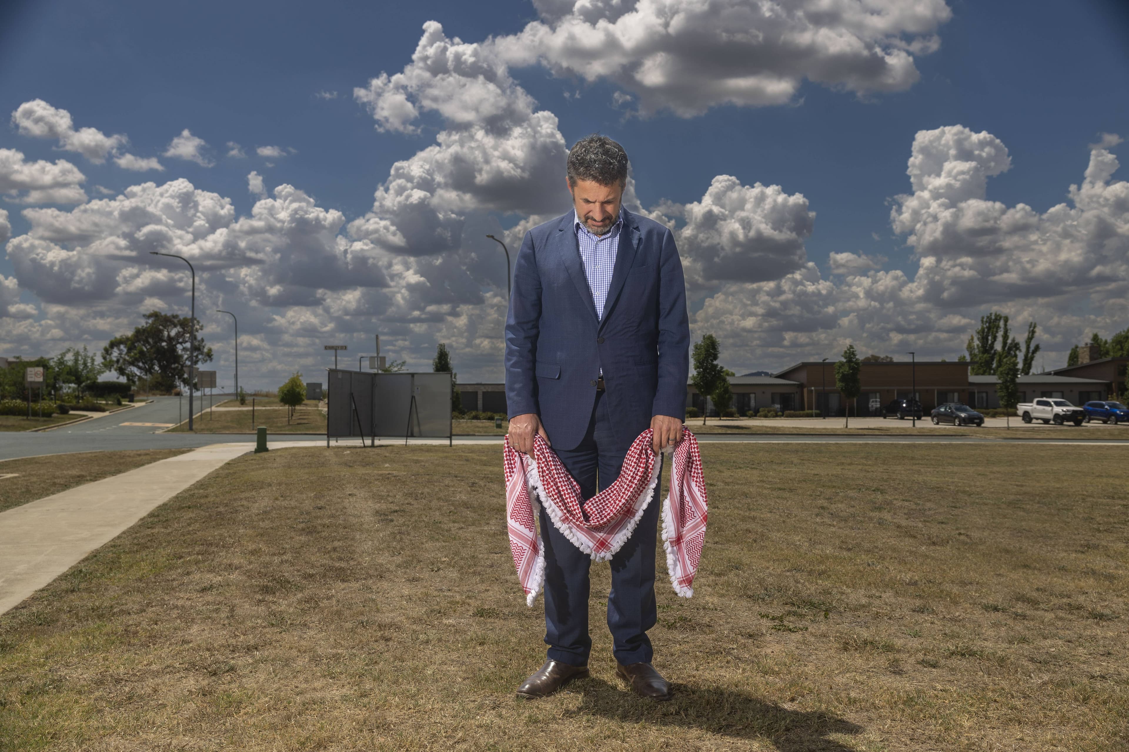 Mussa Hijazi is very concerned about Trump’s announcement to take control of Gaza. Picture by Gary Ramage