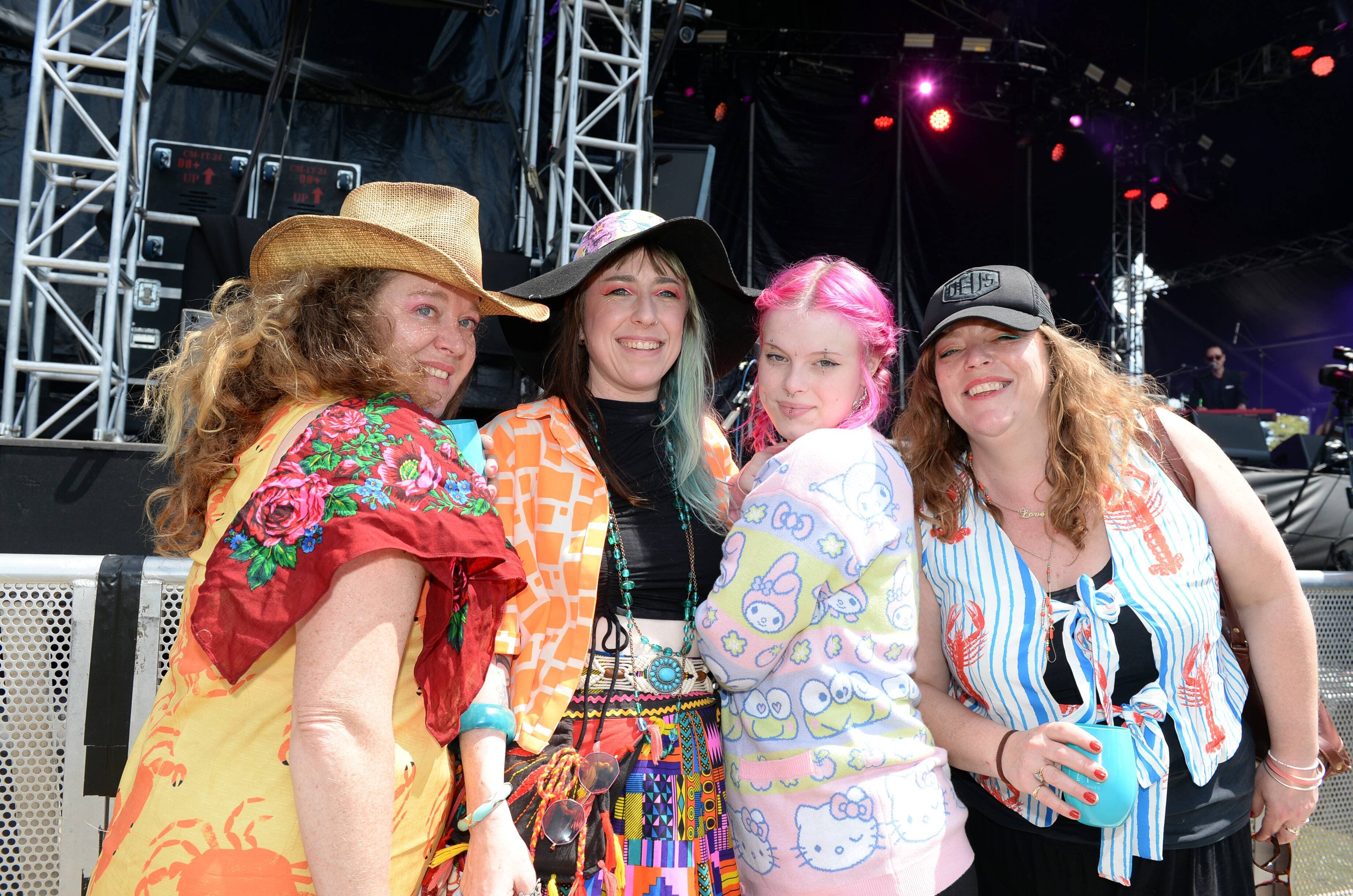 Brigitte Harvey, Philip Island, Mish Hunt, Reservoir, Adrien Laurie, Phillips Island and Teagan Robertson, Phillip Island Red Hot Summer Tour at Victoria Park. Picture by Kate Healy