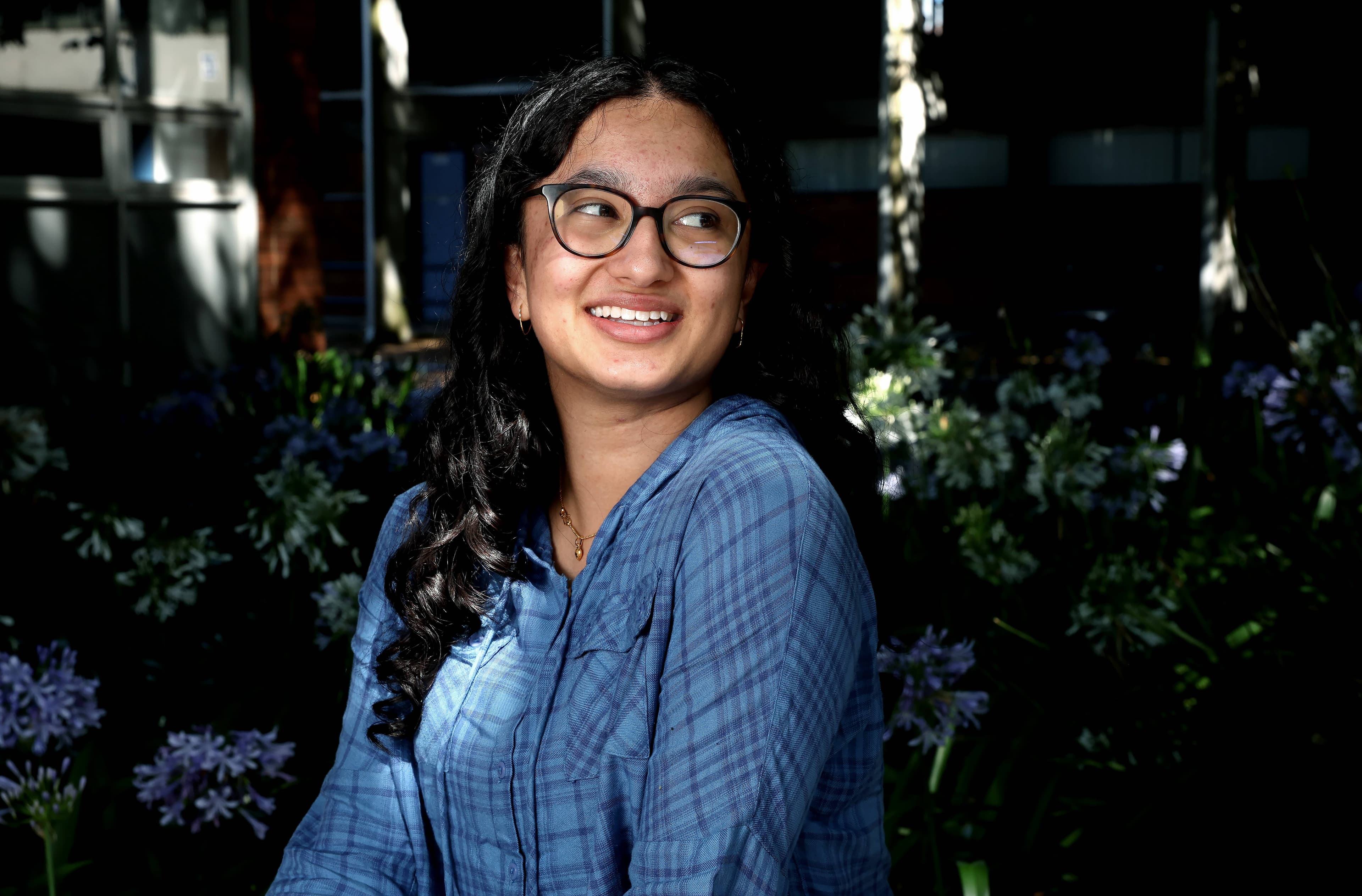 Shreya Choudhury came second in her year at Merewether High School for the HSC. Picture by Peter Lorimer