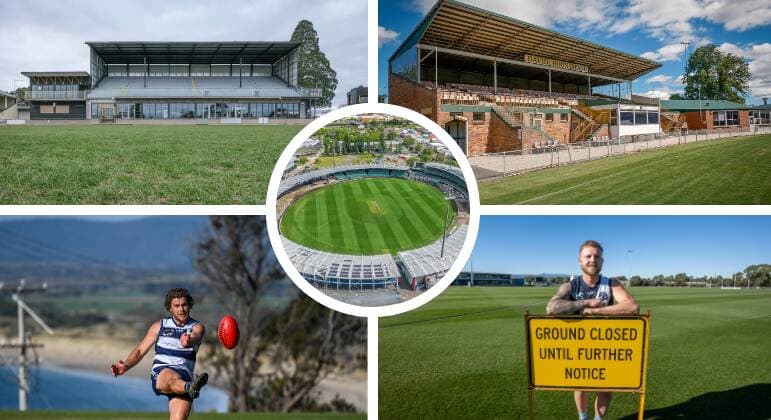 Some of the grounds featured in the top 10. Pictures by Craig George, Phillip Biggs and Paul Scambler