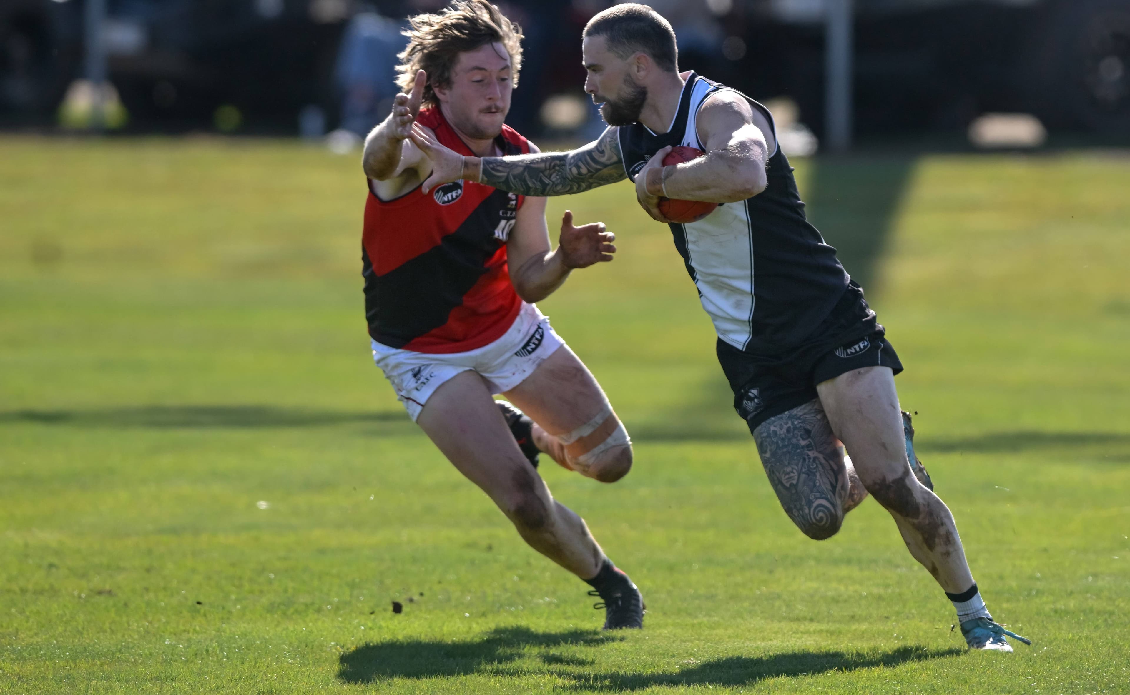 Spectators at Campbell Town brought the atmosphere for a brilliant preliminary final between Campbell Town and Perth. Picture by Phillip Biggs