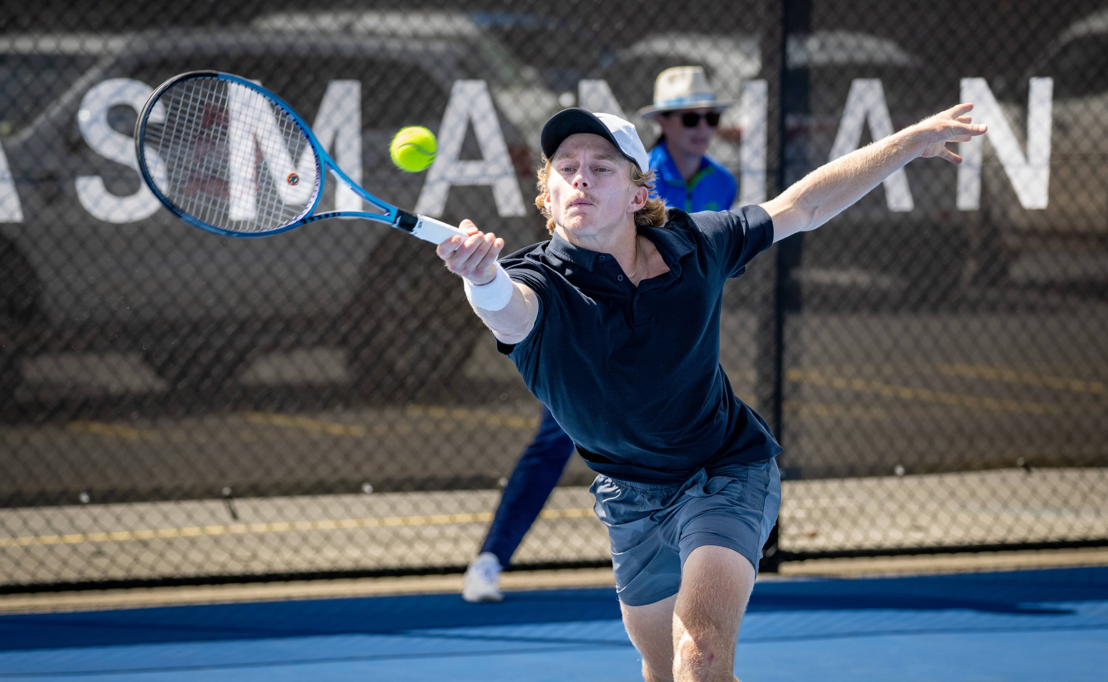 Dane Sweeny at the Launceston International on February 27.