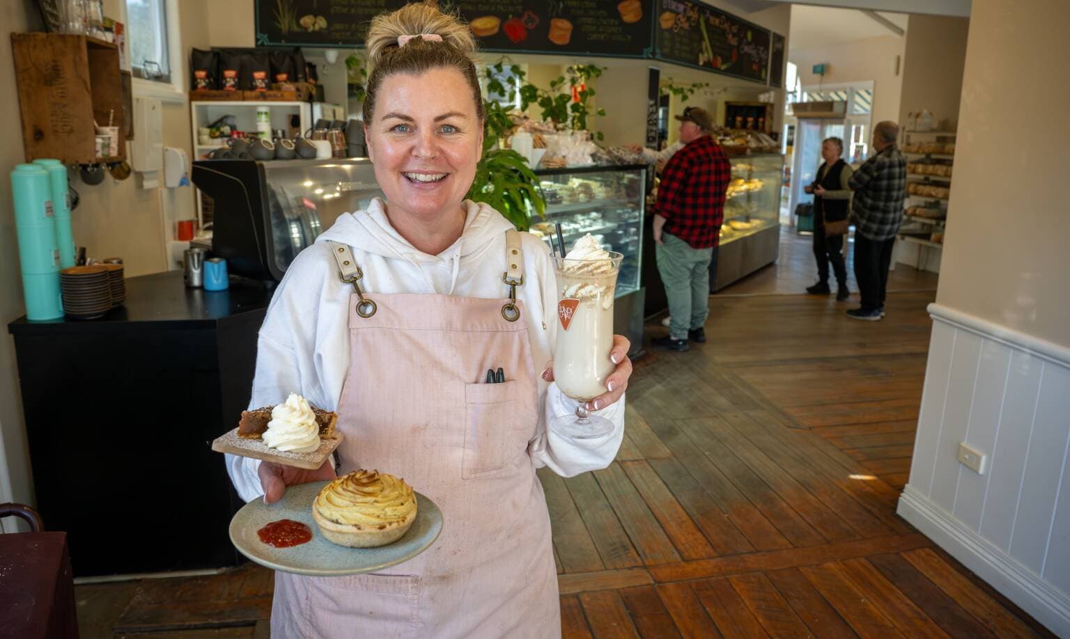 Tanya Rowe, business manager of the Exeter Bakery, with some favourites in May.
