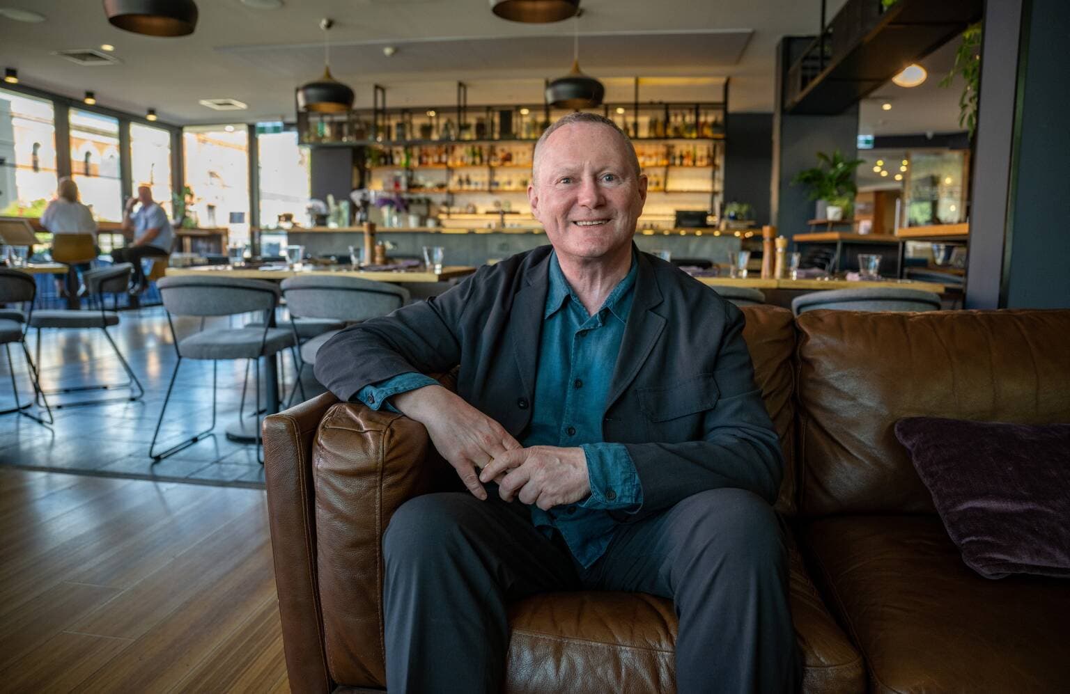 Dr. Michael O' Flaherty, Commissioner for Human Rights of Council of Europe, visiting Launceston from his home in Strasbourg, France, in January. He was pictured at The Sebel Launceston Hotel.