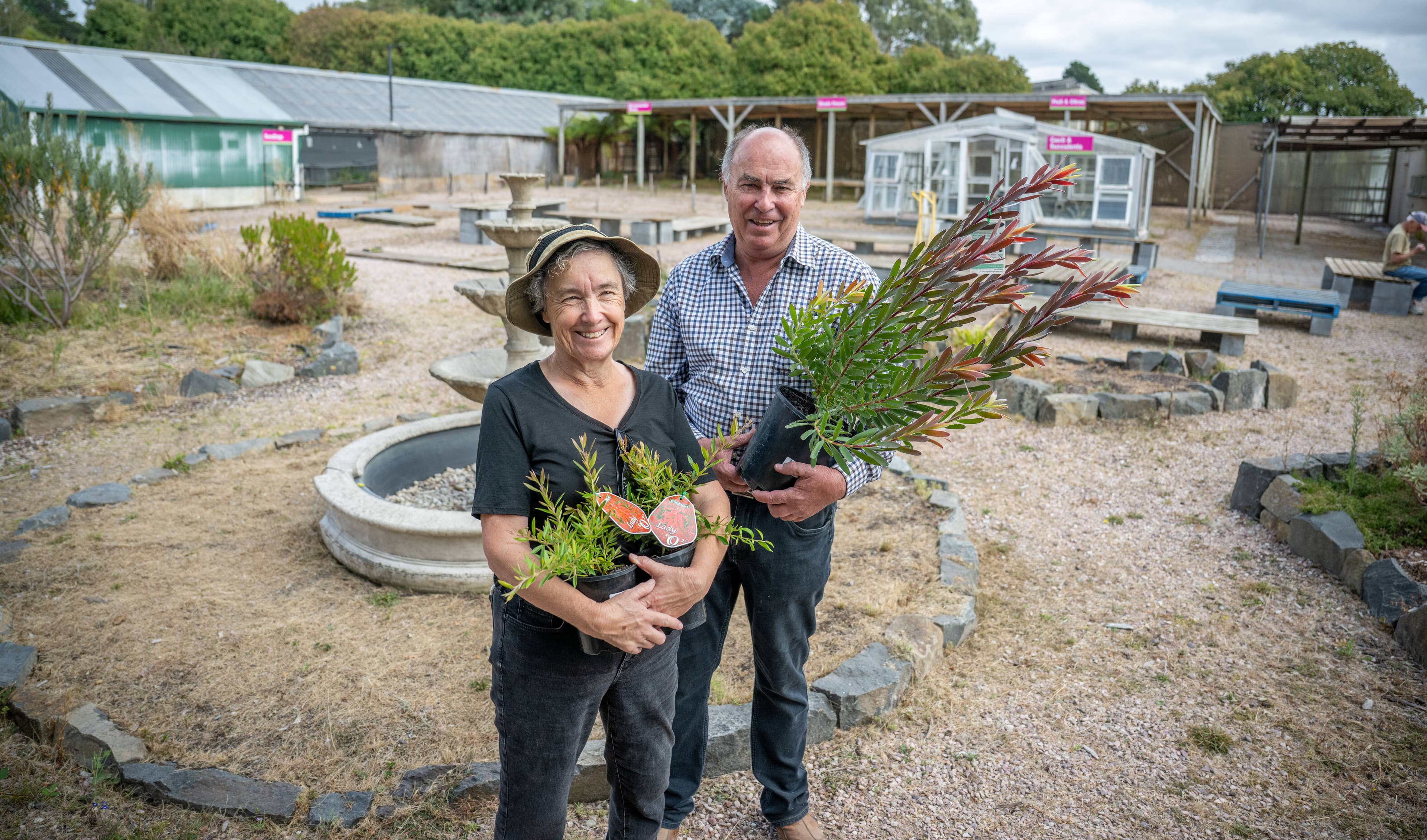 Michael and Heather Hicks, owners of Niche Plants,