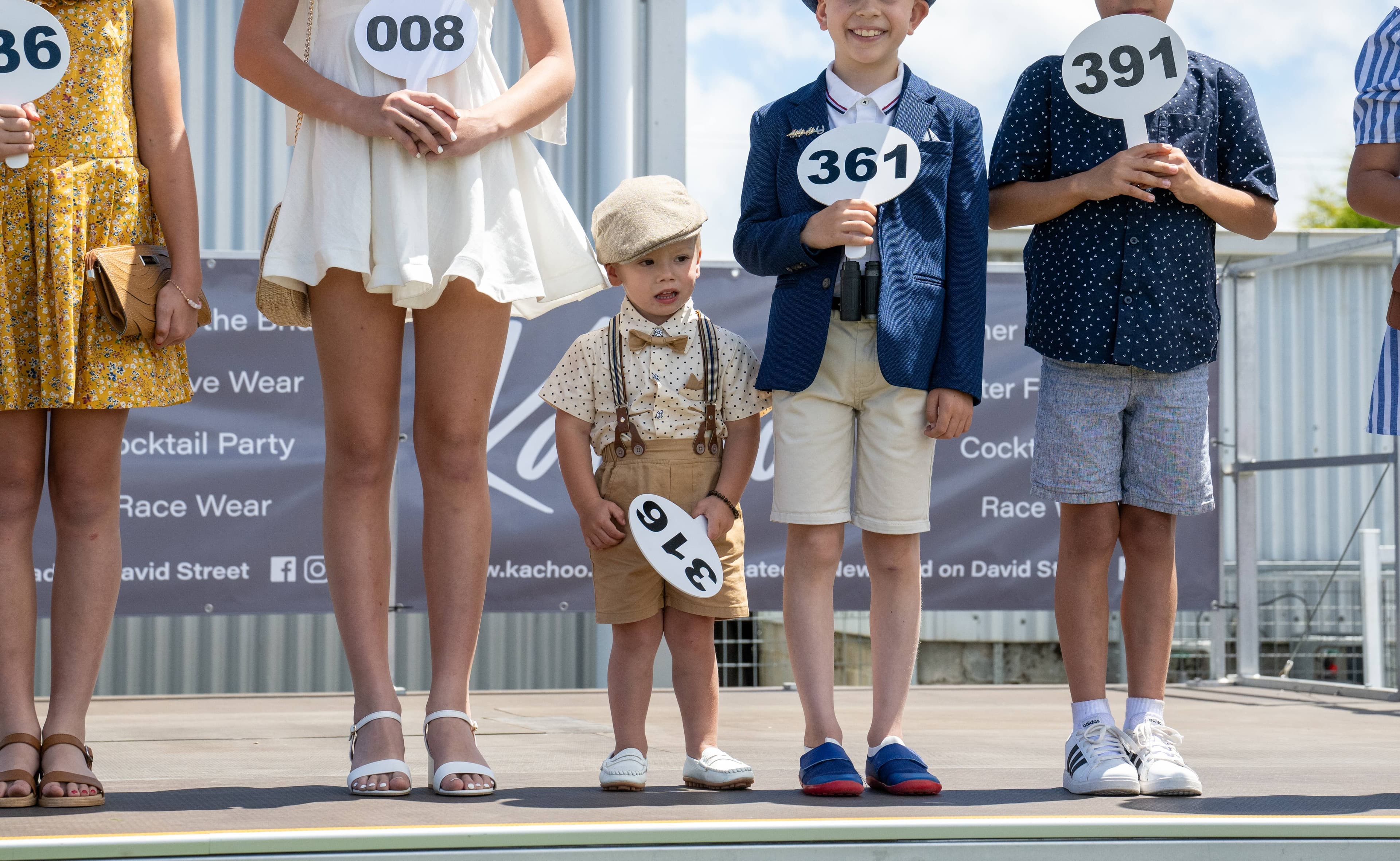 Leo James 3 of Longford in the junior section of the Fashions on the field
Longford Cup race day.