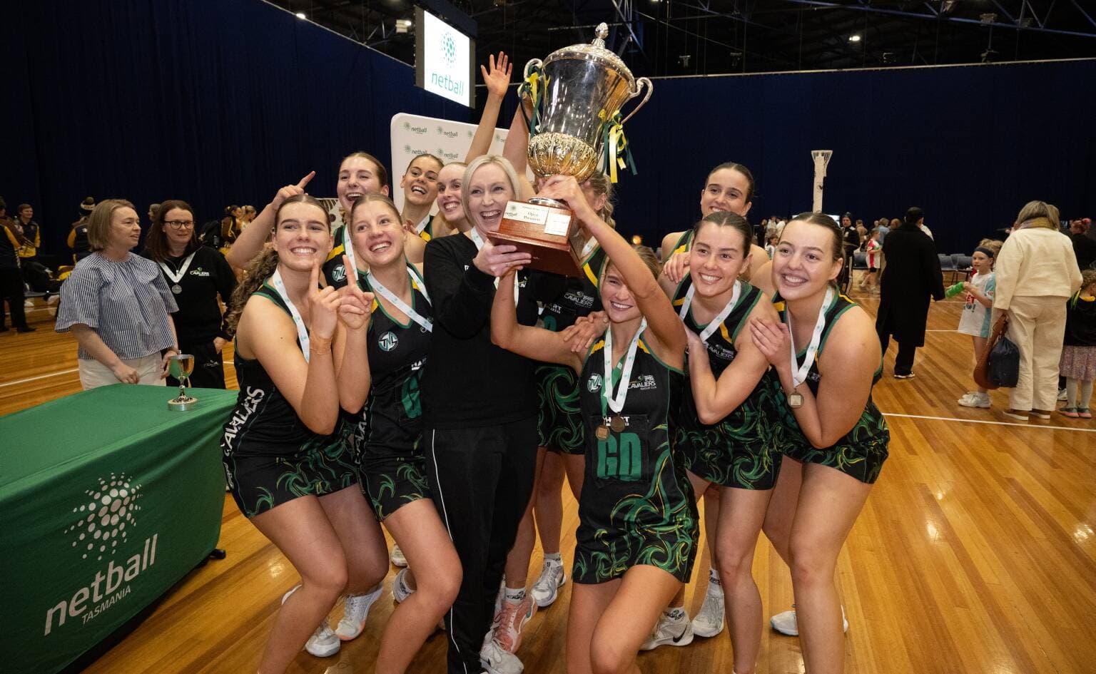 Netball Grand Final winners Cavaliers.