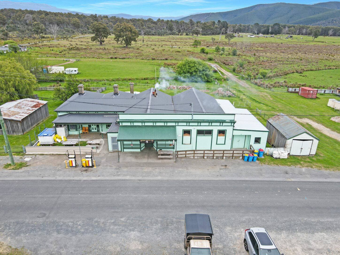 An aerial view of the pub. Picture supplied