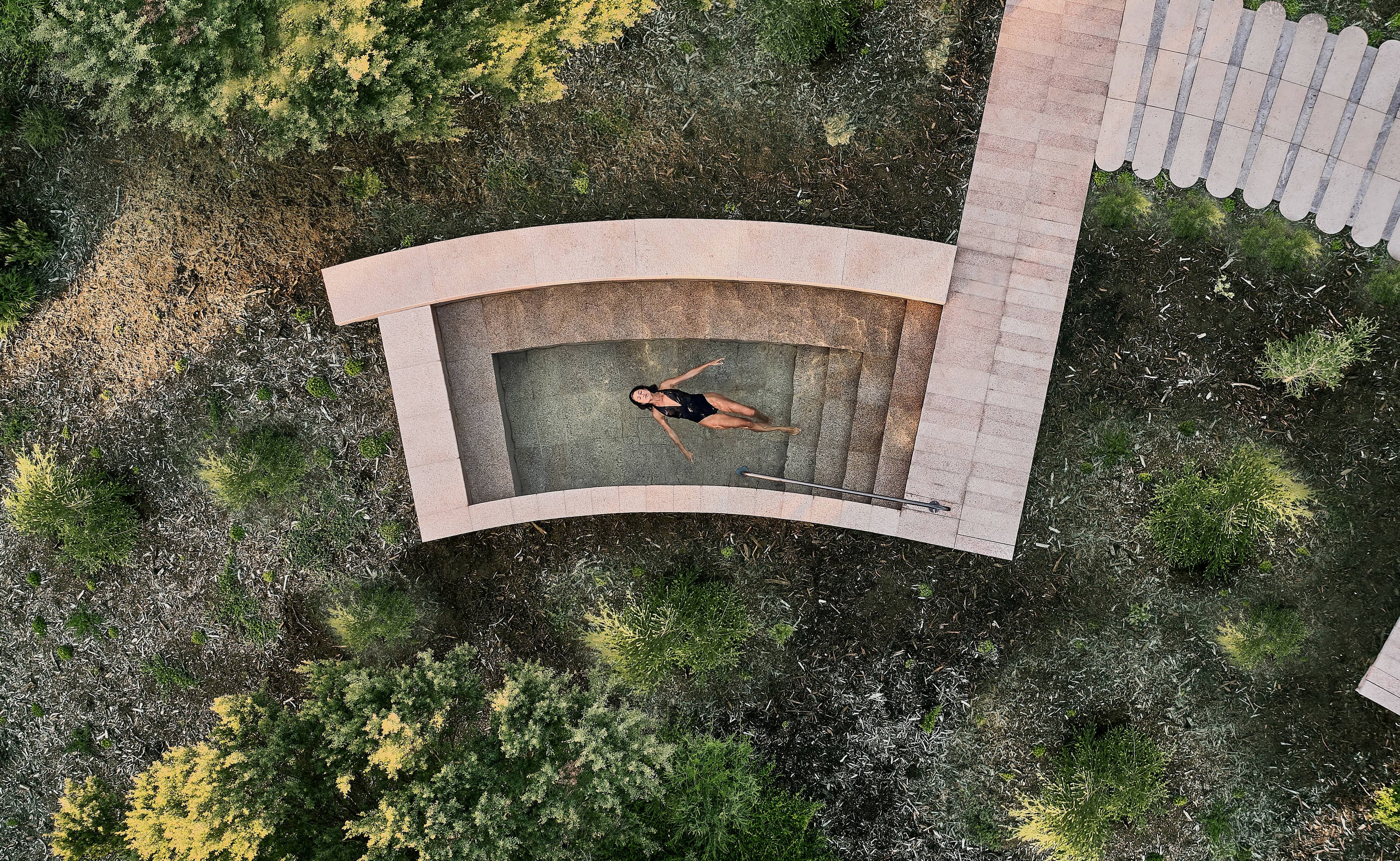 A dip to remember at Alba Thermal Springs. Picture by Visit Victoria