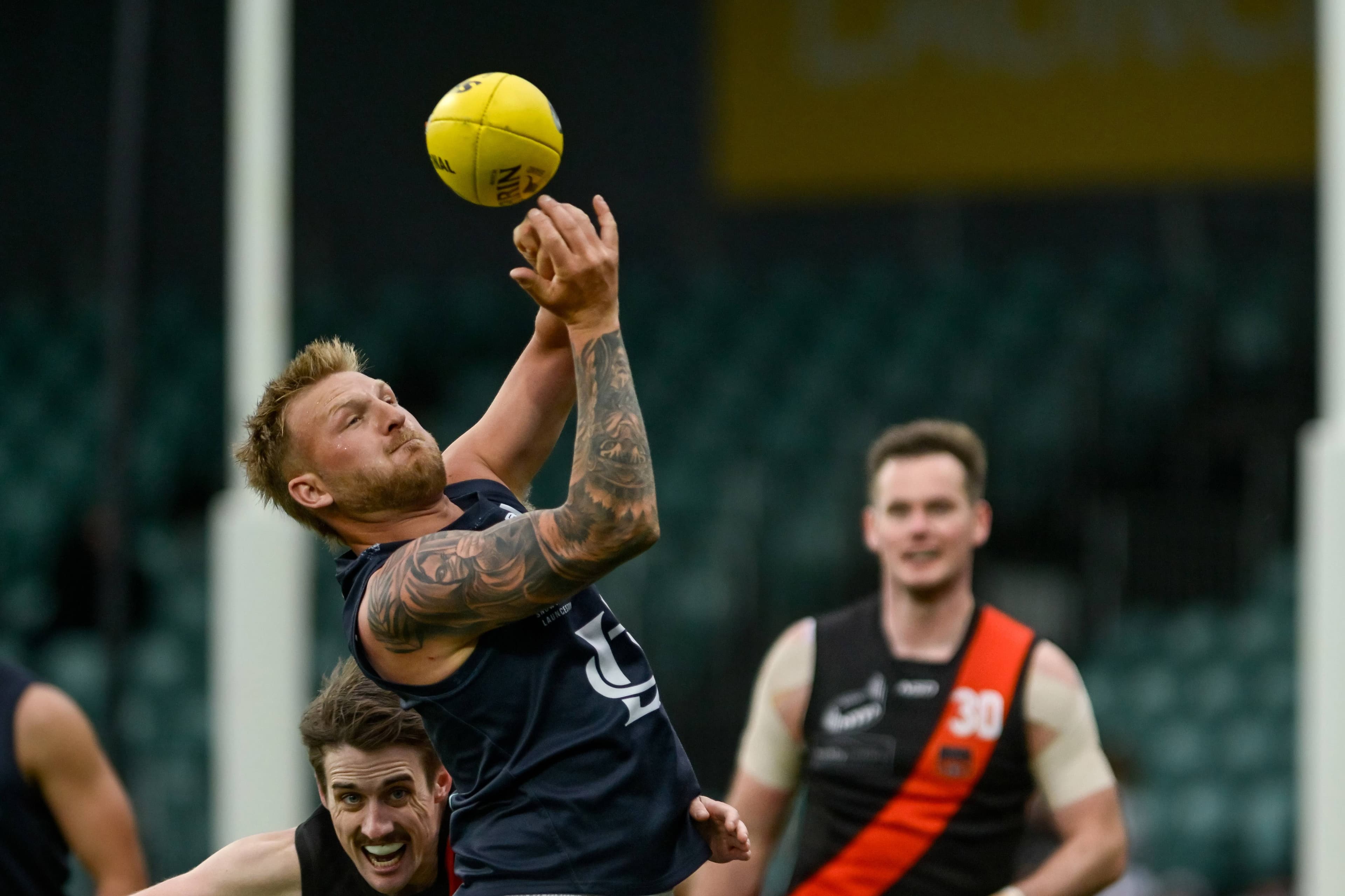 Launceston's Jake Hinds during the NTFA premier division grand final between Launceston and North Launceston at UTAS Stadium on Saturday, September 20.
