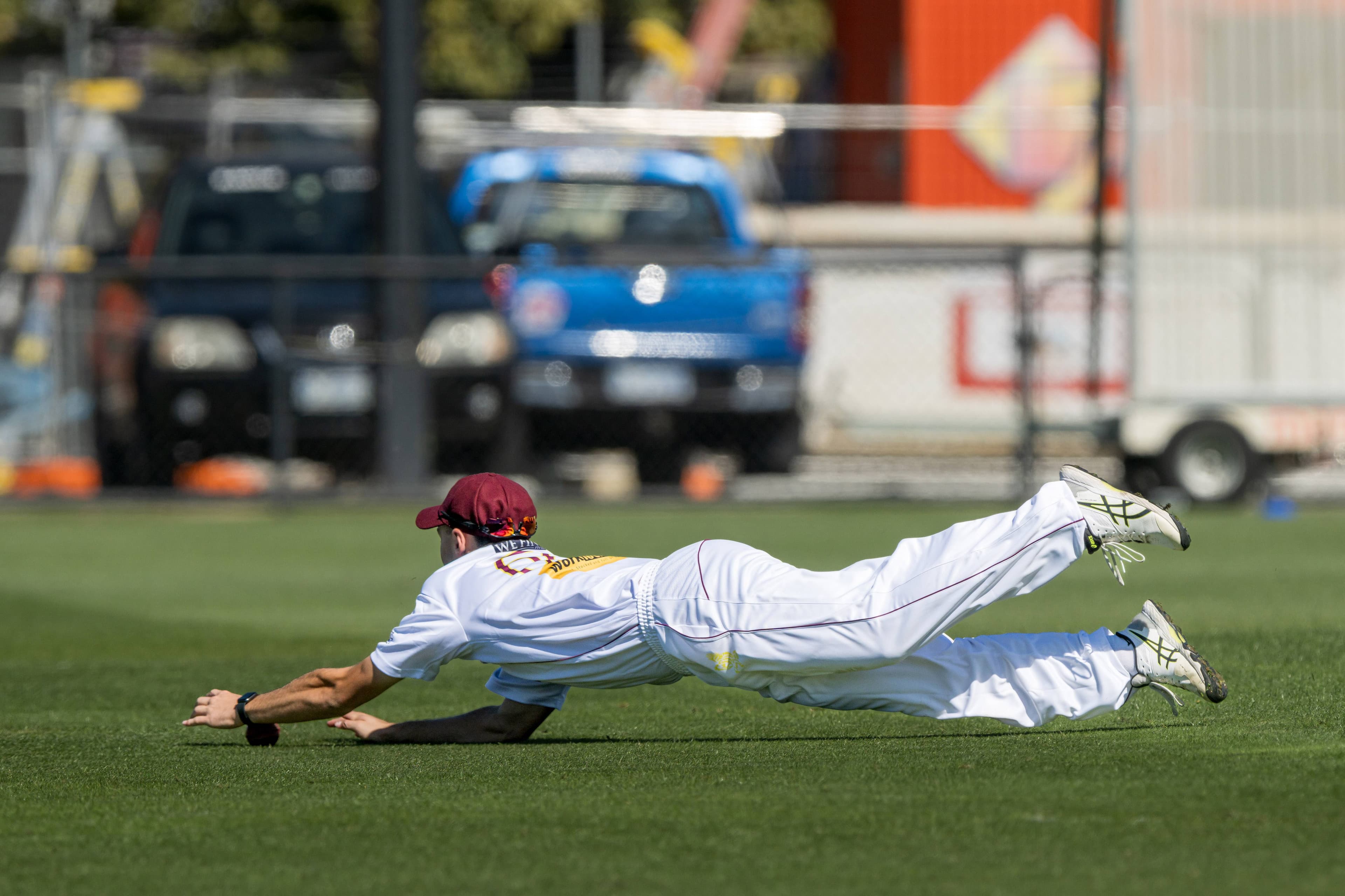Mowbray's Tom Dwyer during the Mowbray v Westbury Cricket North grand final at Invermay Park on March 28.