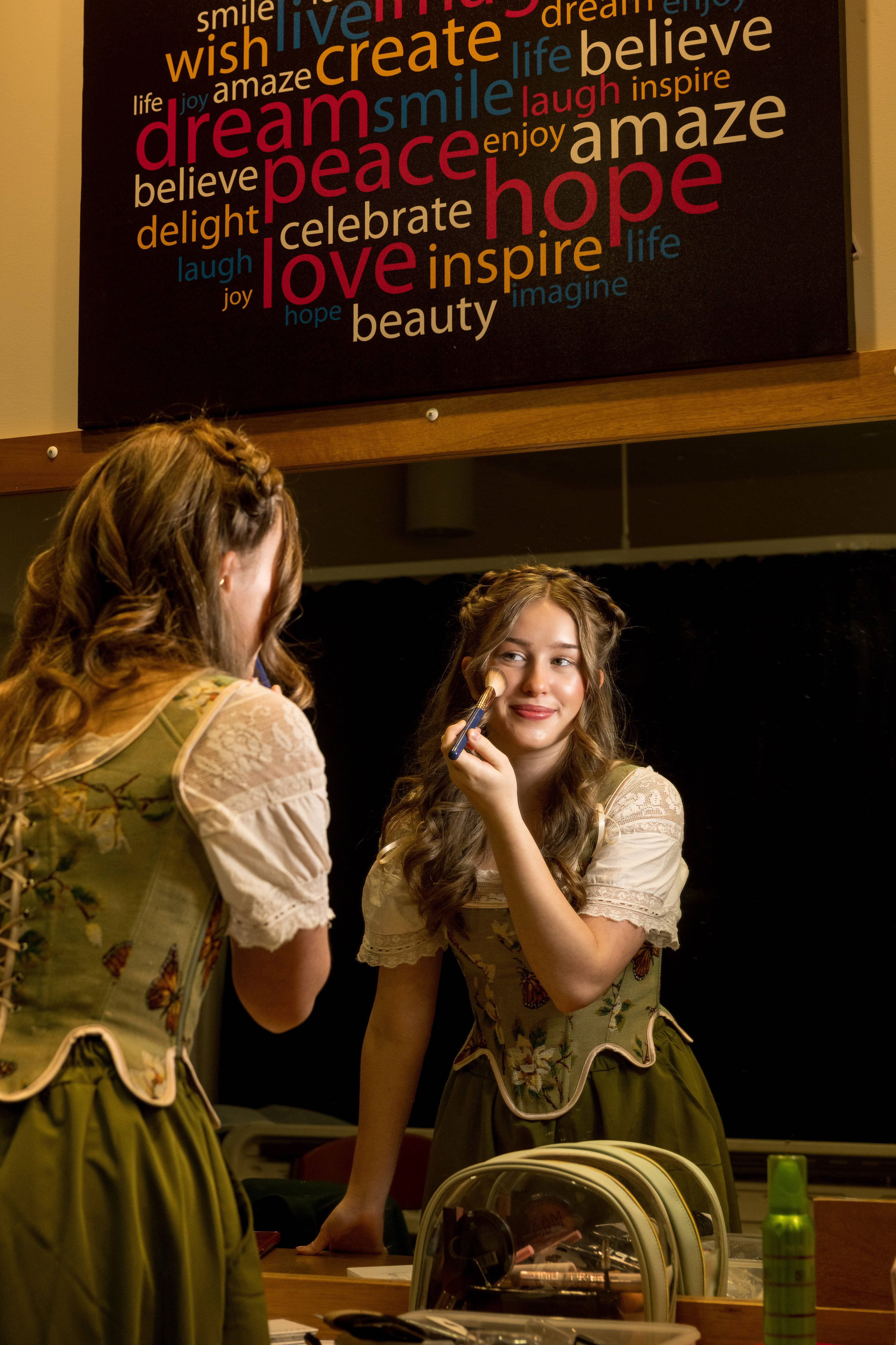 Maggie Hodgman as Cinderalla at the St Patrick's College production of Midnight - The Cinderella Musical.