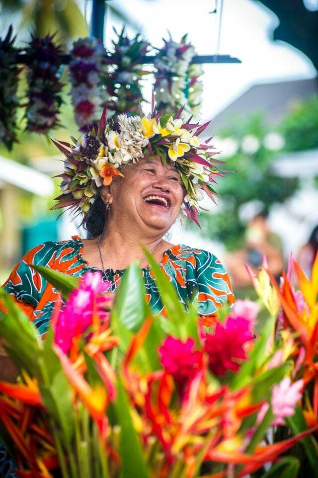Cook Islands Saturday morning market. Picture by David Kirkland