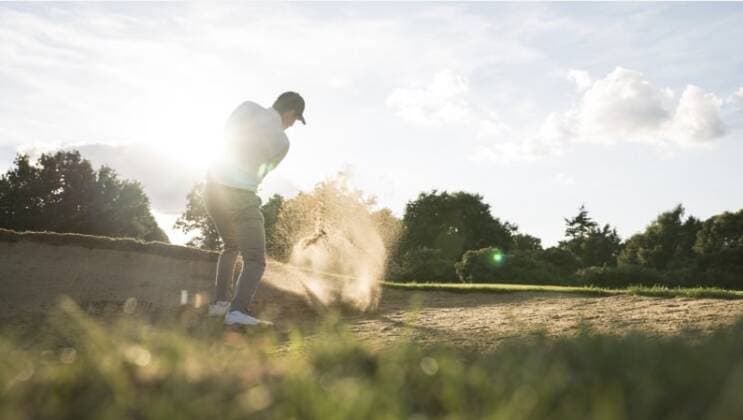 A round of golf just minutes away from the luxury residences now under construction. Picture supplied