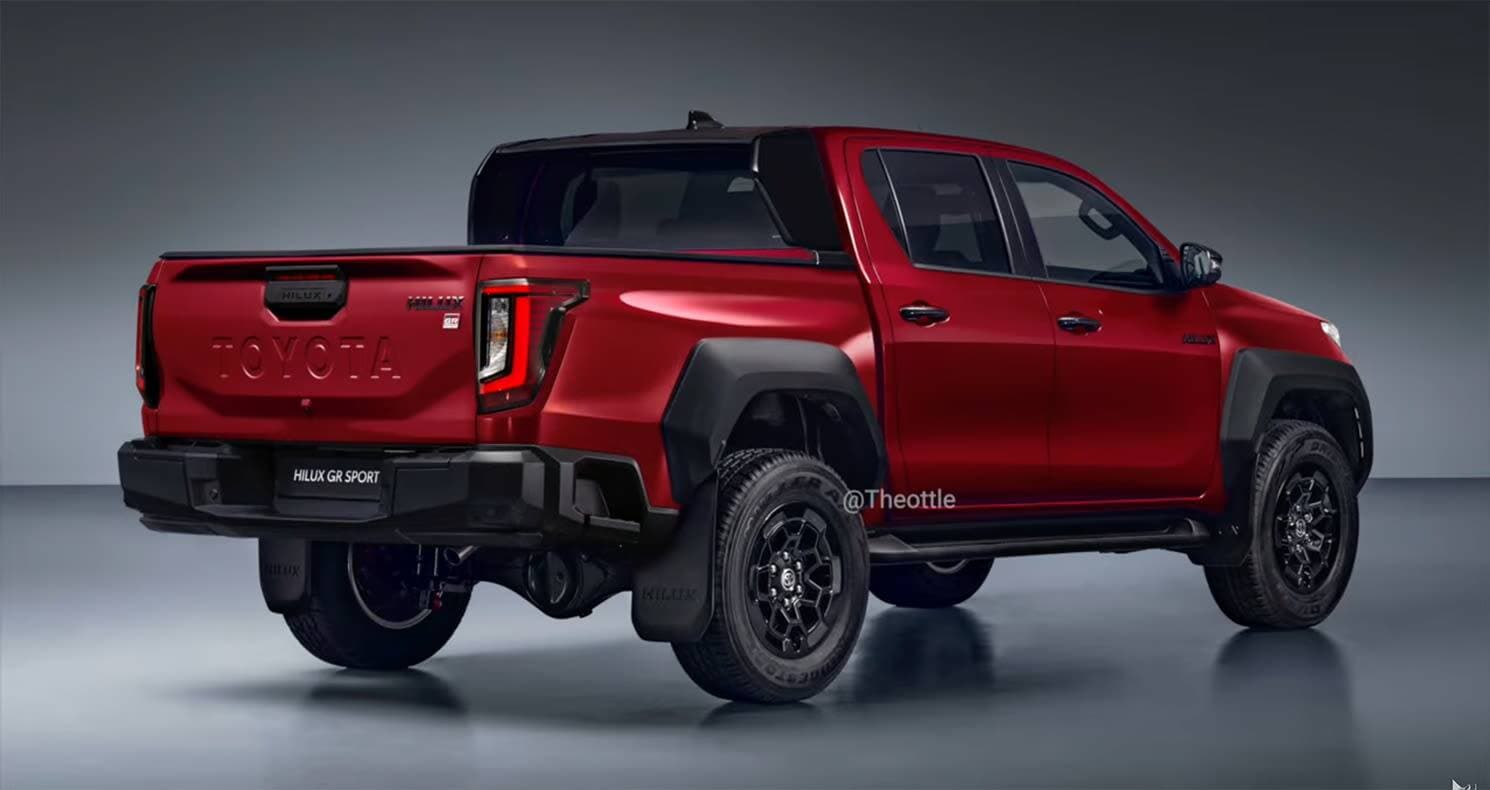 2027 Toyota HiLux GR Sport render (Image: Theottle)