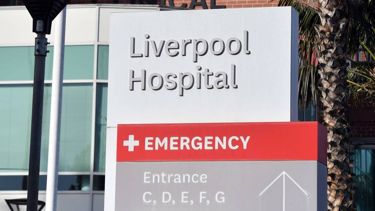 The man who was stabbed was taken to Liverpool Hospital but died from his injuries. (Mick Tsikas/AAP PHOTOS)