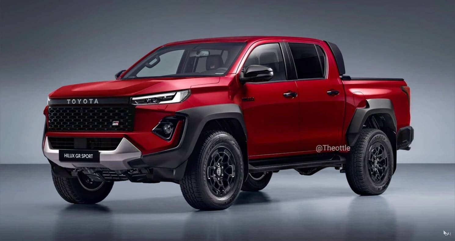 2027 Toyota HiLux GR Sport render (Image: Theottle)